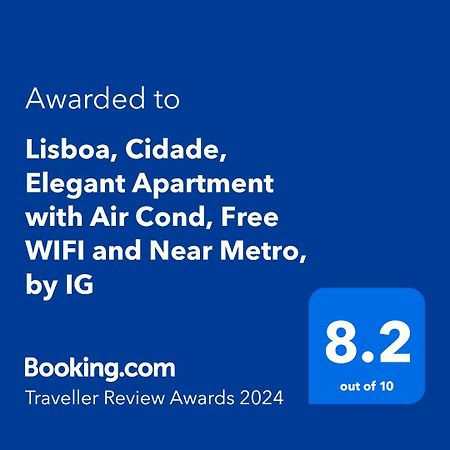 Lisboa, Cidade, Elegant Apartment With Air Cond, Free Wifi And Near Metro, By Ig 外观 照片